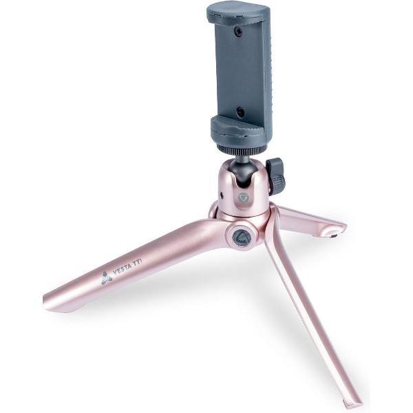 Vanguard Vesta TT1 tafel statief Roze + smartphone adapter