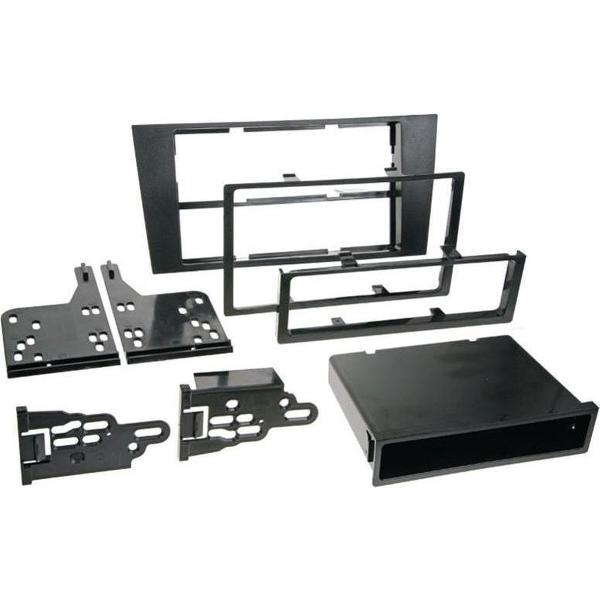 2-DIN paneel Audi A4 Symphony 1999-2001 zwart