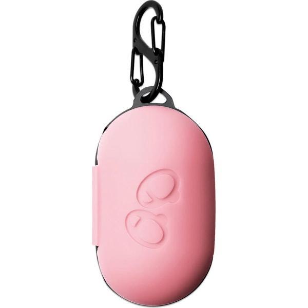 KELERINO. Siliconen Hoesje - Samsung Galaxy Buds - Fullcover - Lichtroze