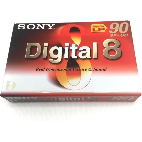 Sony Digital 8 mm Camcorder cassette tape LP 90
