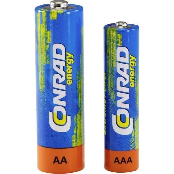 Conrad energy CE-2206315 Batterijset AA, AAA 34 stuk(s) Incl. box