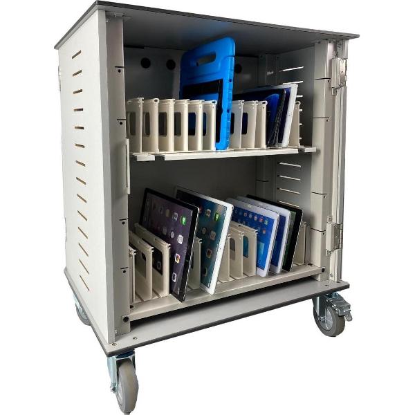 Bravour® BRVT24 USB laadkast / trolley voor 24 tablets