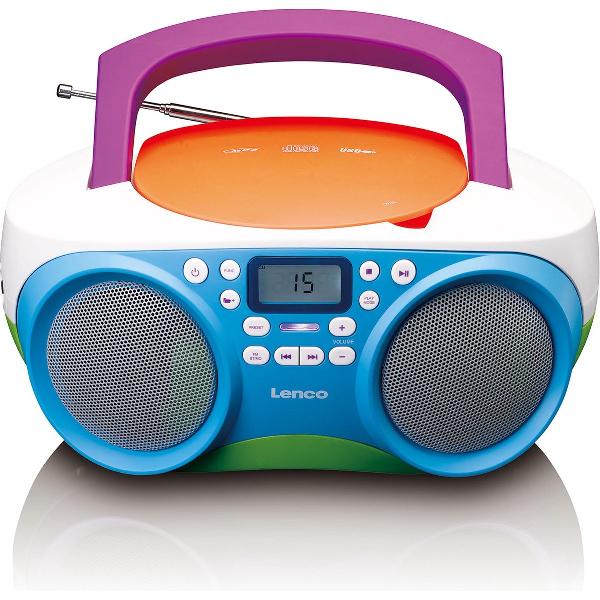 Lenco SCD-41 Radio CD-speler met MP3 optie, USB en AUX - Kids