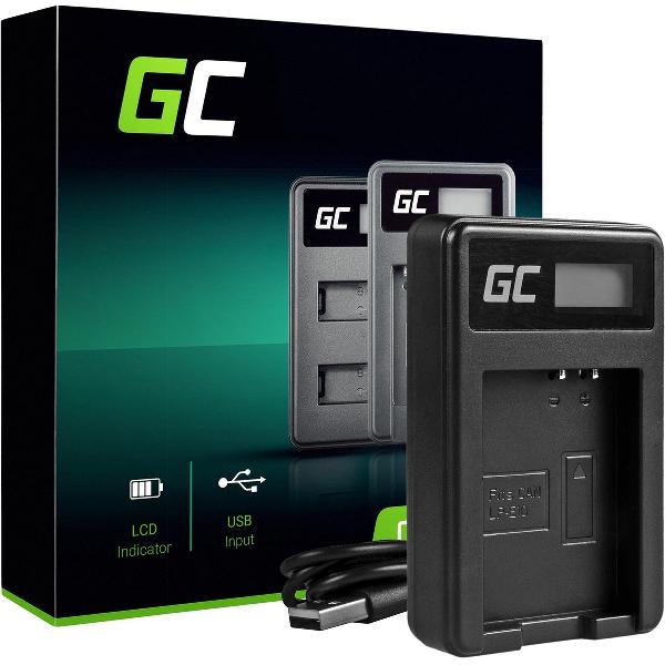 Batterij Oplader LC-E10 voor Canon LP-E10, EOS Rebel T3, T5, T6, Kiss X50, Kiss X70, EOS 1100D, EOS 1200D, EOS 1300D