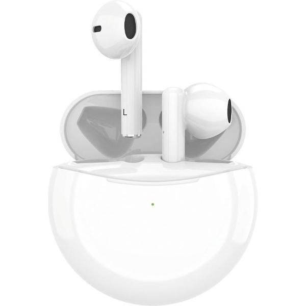 Newsoundz NS-218 Draadloze Oordopjes - Volledig Draadloos - Bluetooth 5.1 Oortjes - Earbuds - Geschikt voor iPhone en Android smartphones - Wit