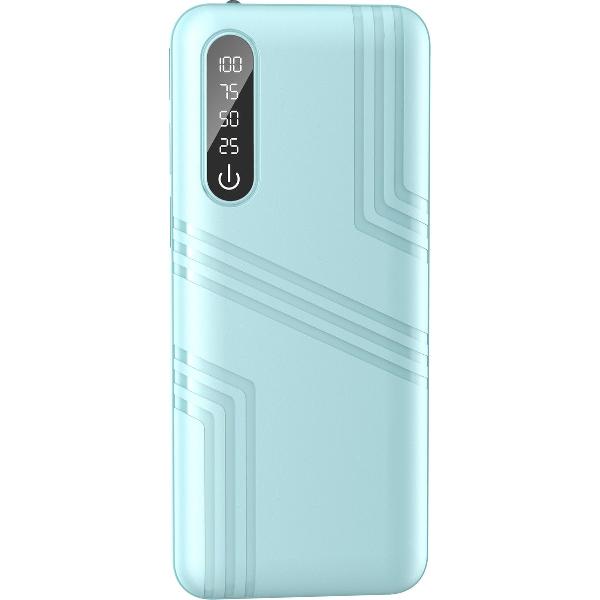 powerbank 20.000 mAh – 3 apparaten tegelijk opladen – Geschikt voor elke smartphone of tablet – 6 x smartphone opladen – 3x USB – ingebouwde zaklamp - kabel inclusief – BLAUW - powerbank SAMSUNG - powerbank IPHONE - FAST powerbank - XIAOMI - HUAWEI