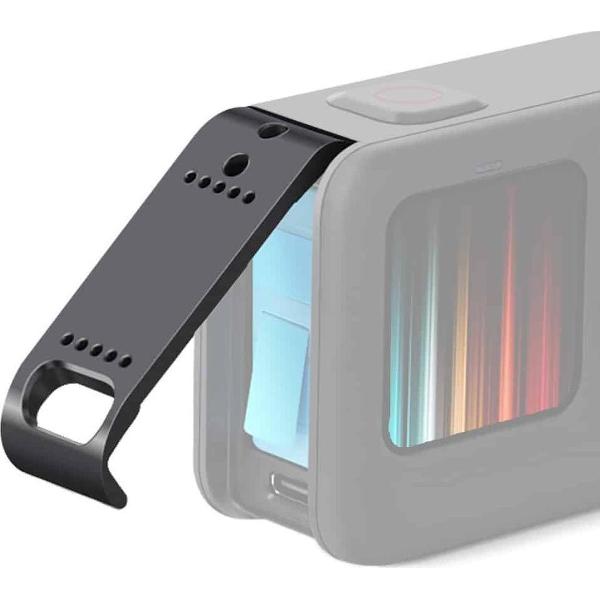 PULUZ ABS plastic batterij-interface-afdekking voor GoPro HERO9 zwart (zwart)