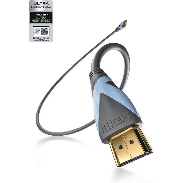 2.1 Ultra High Speed HDMI Kabel | Gold Plated | 8K@60Hz