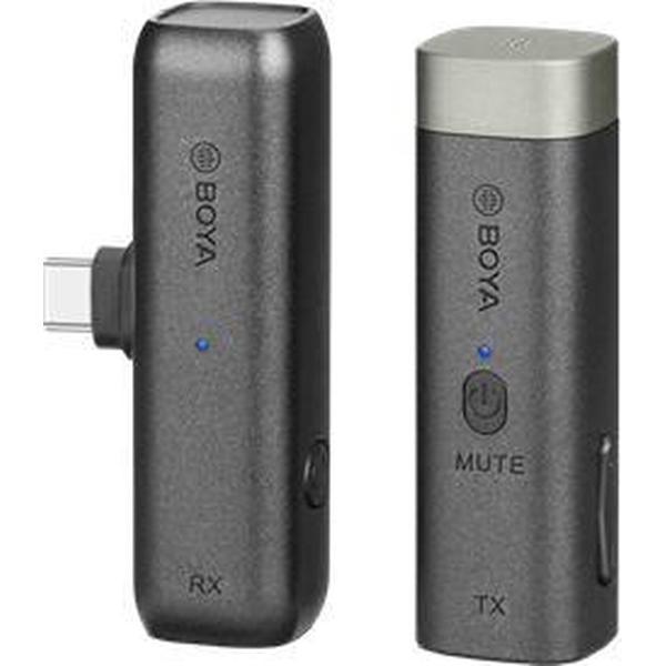 Boya BY-WM3U wireless microphone with USB-C +3.5mm TRS & TRRS ada