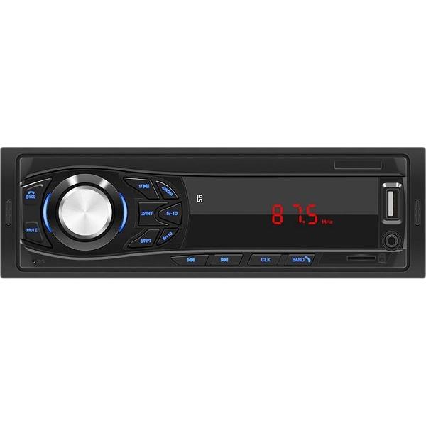 TechU™ Autoradio T55 – 1 Din + Afstandsbediening – Bluetooth – USB – AUX – SD – FM radio – Handsfree bellen