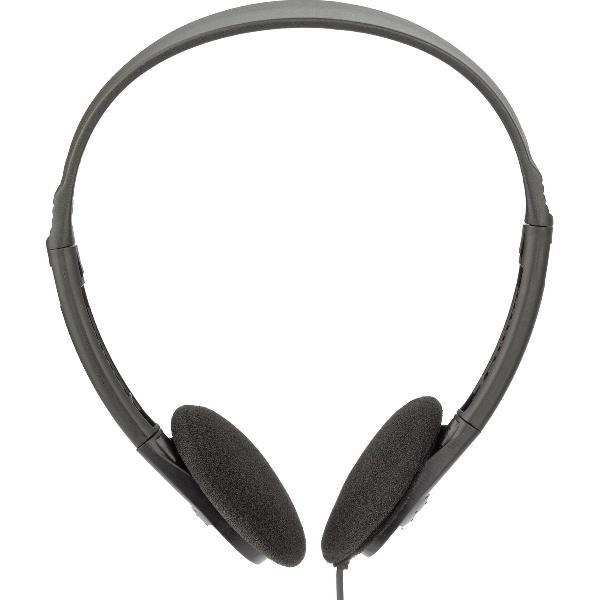 QY Koptelefoon stereo headset - compact en opvouwbaar - zwart