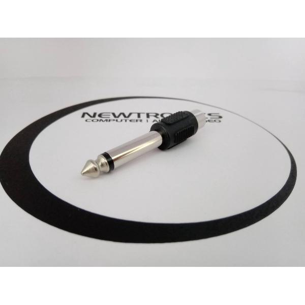 Newtronics Audio adapter Tulp vrouwelijk - 6.35mm mannelijk- MONO
