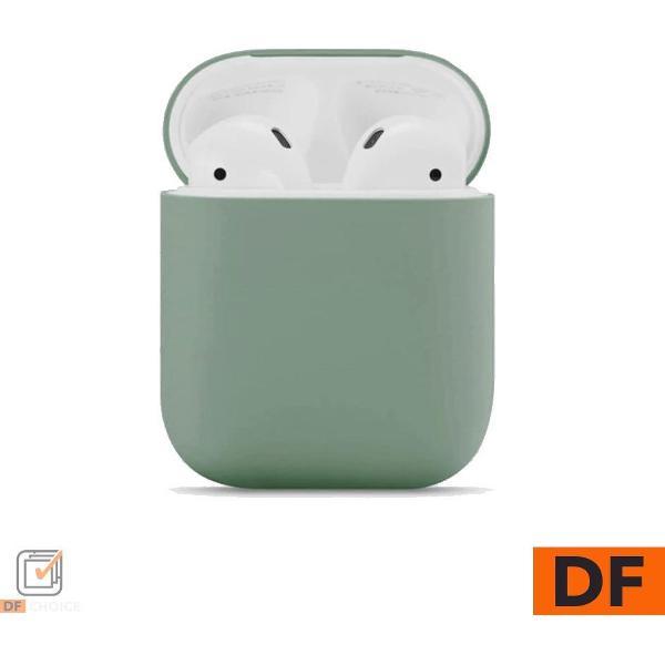 Airpods Siliconen Beschermhoes - Mat Navi | Airpods 1 / 2