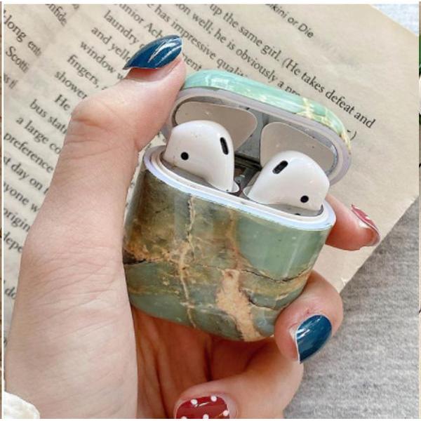 Marmer Apple Airpods hoesje S - 1.