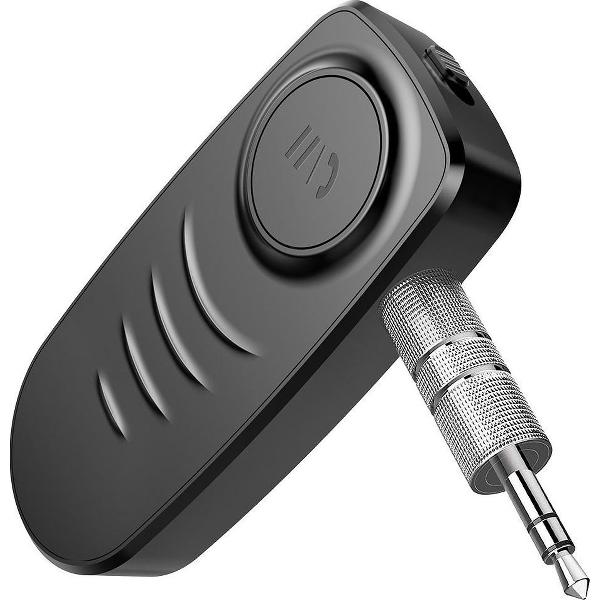 Bluetooth Receiver – Auto - Handsfree Bellen – BT 5.0 – Ontvanger via Jack 3.5MM – AUX – Hoge Geluidskwaliteit – 10M Bereik – Podcast Beluisteren Draadloos