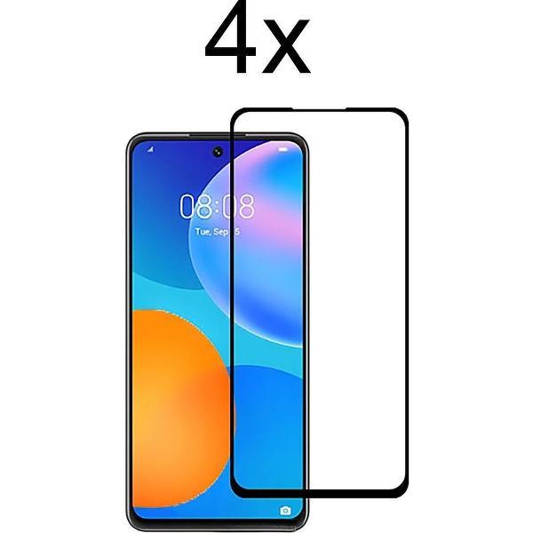Xiaomi Poco X3 Screenprotector - Beschermglas Xiaomi Poco X3 Screen Protector Glas - Full cover - 4 stuks