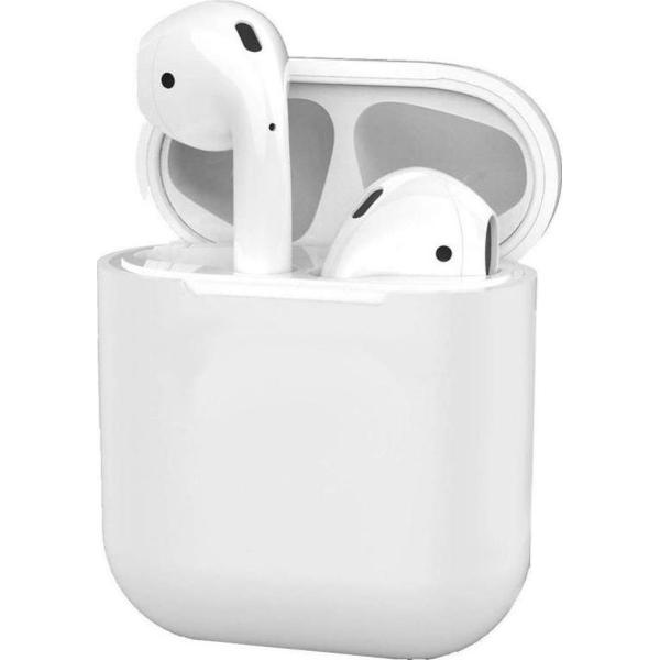 Gadgetpoint | Airpods Hoesje Siliconen Case - Airpod hoesje geschikt voor Apple AirPods 1 en Airpods 2 | Transparant