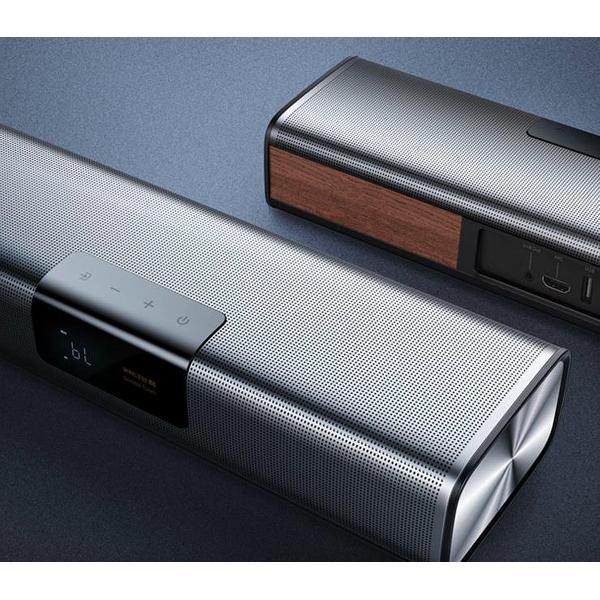 Dailygoods Soundbar - Bluetooth - Soundbar voor TV - Ingebouwde Subwoofer - Grijs