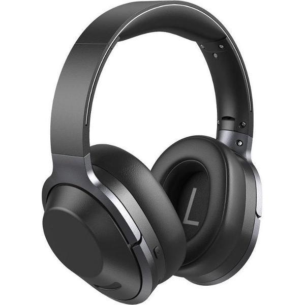 MANI Bluetooth Draadloze On-ear Koptelefoon- Helder Geluid en Fijne Bass- Bluetooth Headphones met Ingebouwde Microfoon Headset- Zwart