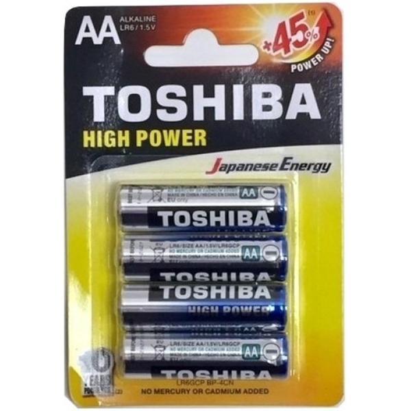 Toshiba LR6GCP BP-4CN High Power Wegwerpbatterij AA Alkaline 48 stuks (verpakking 12 x 4 stuks)
