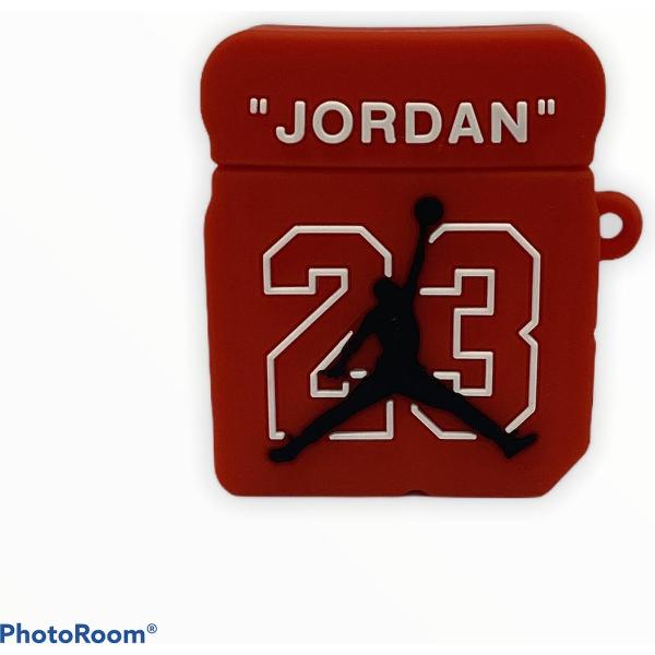 Airpods Hoesje - Airpods 1/2 Hoesje Siliconen Case - Soepel Airpod Hoesje - Jordan