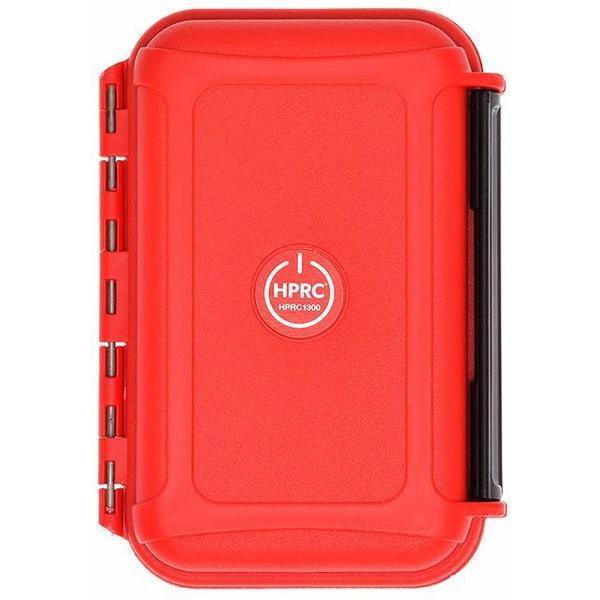 HPRC 1300 Koffer - Zwart/Rood - Flightcase - Geheugenkaarthouder - Opbergkoffer
