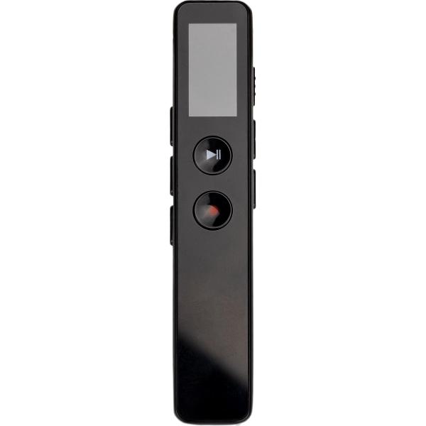 Digitale Voice Recorder - Dictafoon - Spraakrecorder - Audio Recorder - 16GB Interne Opslag - Inclusief Oortjes - USB Oplaadbaar- Compact Mini Formaat - Audio in MP3 of WAV met Ruisonderdrukking - Draadloze Memo Recorder - Zwart