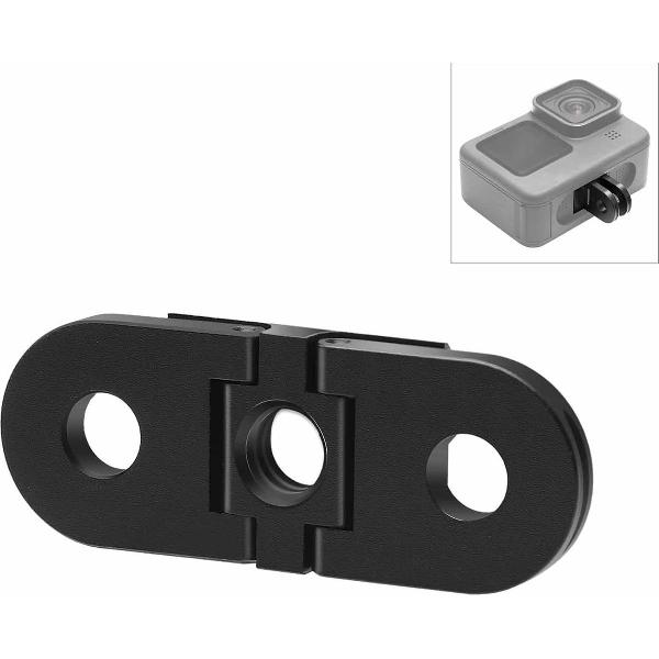 PULUZ Opvouwbare Vinger Statief Adapter voor GoPro HERO9 Zwart / HERO8 Zwart / Max (Zwart)