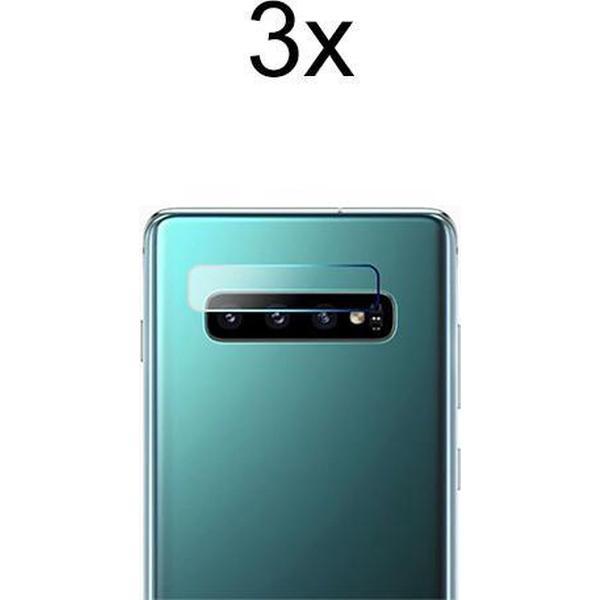 Beschermglas Samsung S10 Plus Screenprotector - Samsung Galaxy S10 Plus Screenprotector - Samsung S10 Plus Screen Protector Camera - 3 stuks