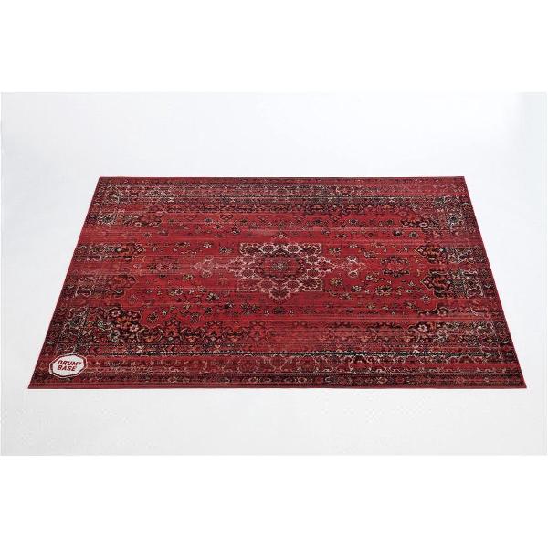 DRUMnBASE vintage persian 185x160cm original red - Drumtapijt, kleur: origineel rood - Rood