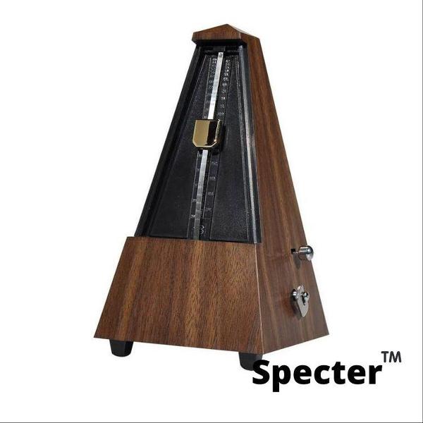 Specter analoge metronoom met bel- (0-2-3-4-6) 40-208 bpm