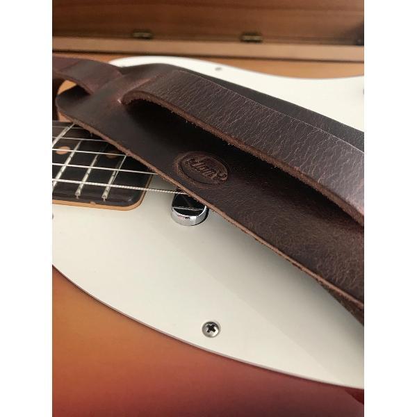 LIAM'S Vintage Style gitaarband BRUIN - vintage style guitar strap
