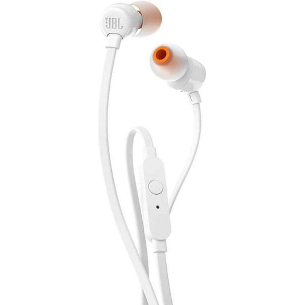 JBL Stereo in-ear Oordopjes T110 - Wit