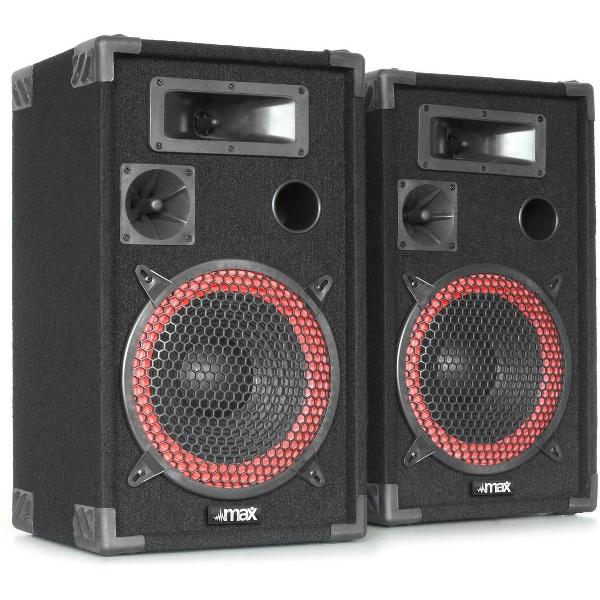 Luidsprekerset – MAX XEN3510 luidsprekerset 3-weg met 10” woofers - 700W
