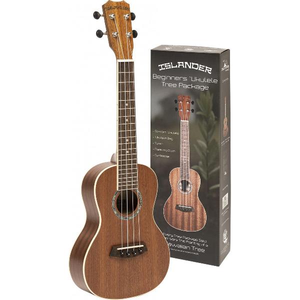 Islander by Kanile'a Concert Ukelele Set - Plant a Tree - MCB-4