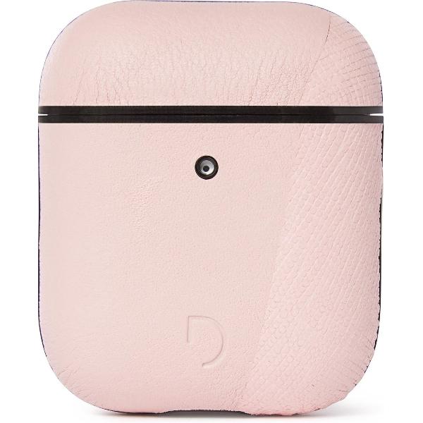 DECODED AirCase2 Split – AirPods 1 / 2 Full Grain Leren Case (Roze)