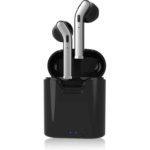 DrPhone ONYX - Hi-Fi Draadloze In-Ear Earbuds - Oordoppen - Bluetooth 5.0 - HD Gesprekken - Auto-Connect - IPX5 Waterproof - Voor IOS / Android / Smart TV - Zwart