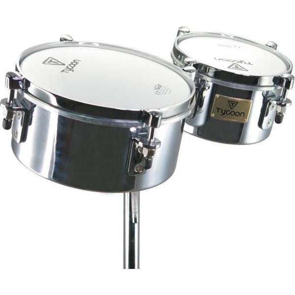 Tycoon: 6' & 8' Mini Chrome Timbales