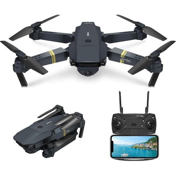 Trendtrading Mini Drone met Camera - 100m Bereik - HD Live-View via App | Zwart