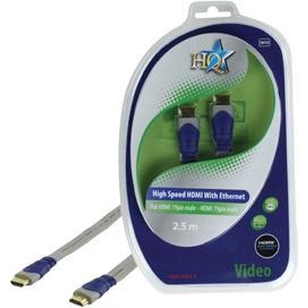 HQ SV-410-2.5 2.5m HDMI HDMI Blauw, Grijs HDMI kabel