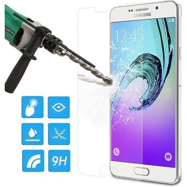 HoesjesMarkt - 2 Halen 1 Betalen Samsung Galaxy A5 editie 2016 Tempered/ Gorilla/ Protection Glass (Glazen Gehard) Screen Protector