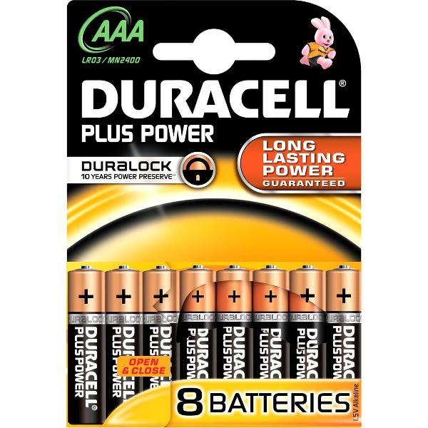 Duracell AAA Plus Power - 8 stuks