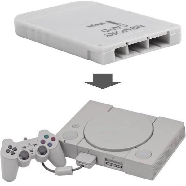 Plug & Play 1MB Memory Card Voor Playstation 1 - PS1 PSX One PS2 Geheugenkaart