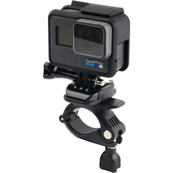 GP435 kleine maat fiets motorfiets stuurhouder voor GoPro HERO7 / 6/5/5 sessie / 4 sessie / 4/3 + / 3/2/1 / Fusion, Xiaoyi en andere actiecamera's (zwart)