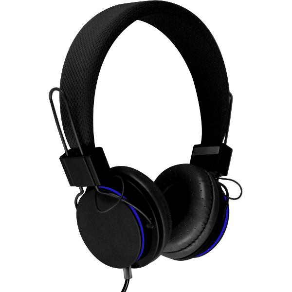 Media-Tech Pictor - Koptelefoon met Microfoon - Zwart/Blauw