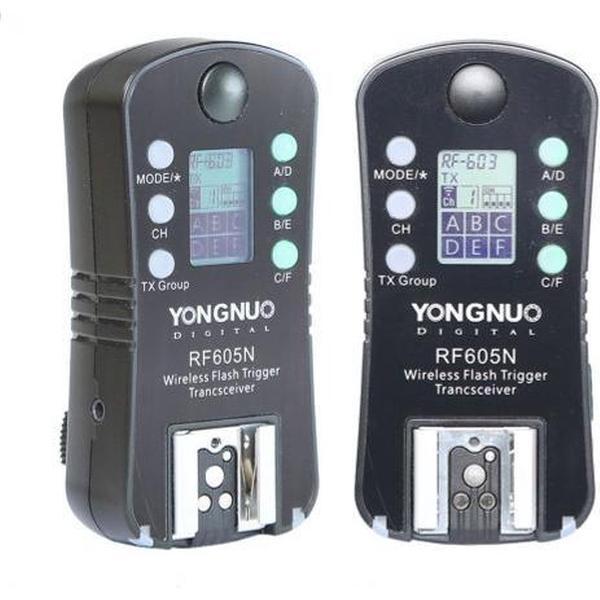 Yongnuo RF-605N wireless flashtrigger set Nikon