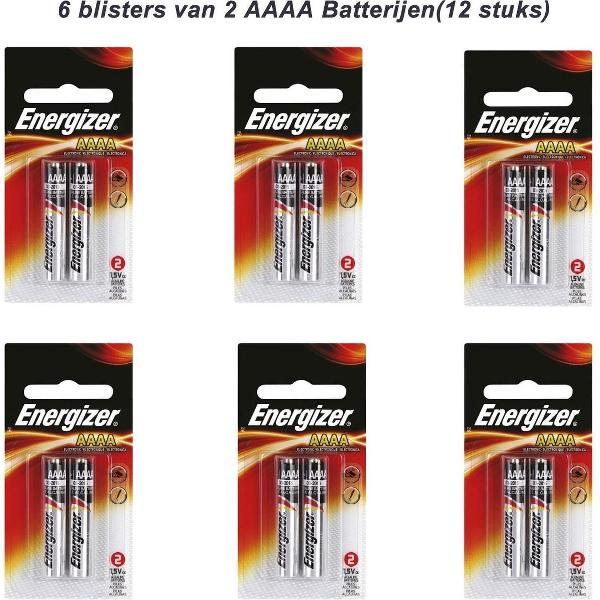 Energizer AAAA batterijen (12 stuks)