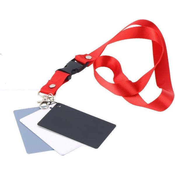 Grijskaart - set van 3 - Met keycord