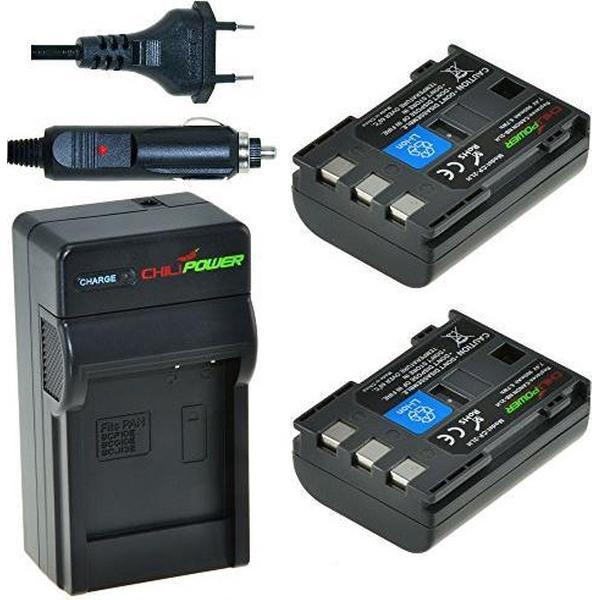 ChiliPower NB-2LH Canon Kit - Camera Batterij Set