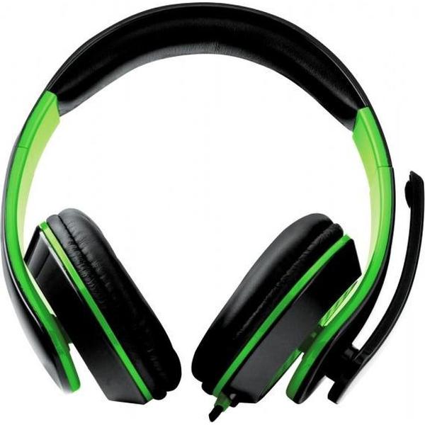 Esperanza EGH300G hoofdtelefoon/headset Hoofdband Zwart, Groen